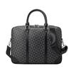 Men's Trendy European & American Large Capacity Business Briefcase: Printed Crossbody & Shoulder Handbag for Laptop.