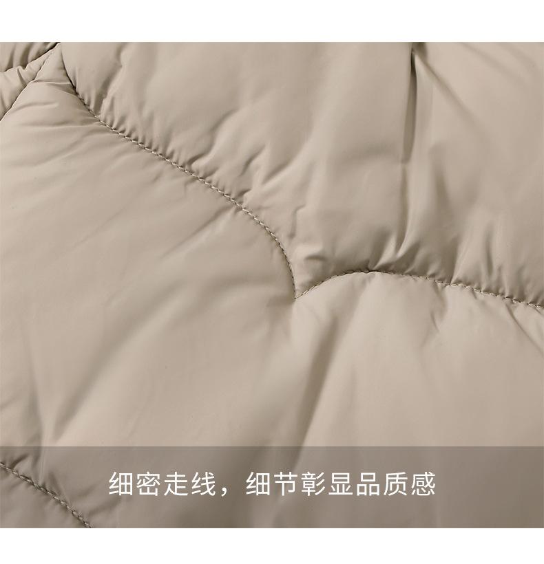 Vertical Collar Down Jacket Short Loose Thickened Cotton-padded Jacket