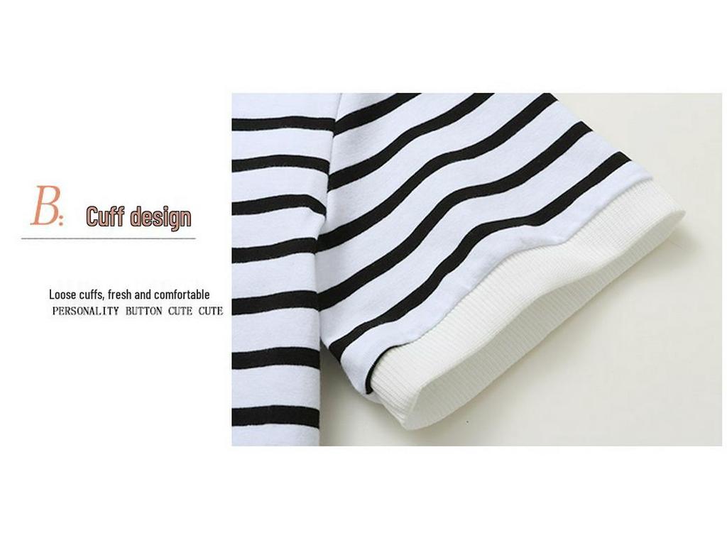 2024 Spring/Summer Stretch Plus Size Short Sleeve Shirt - Fat MM Loose Fit Women's Clothing