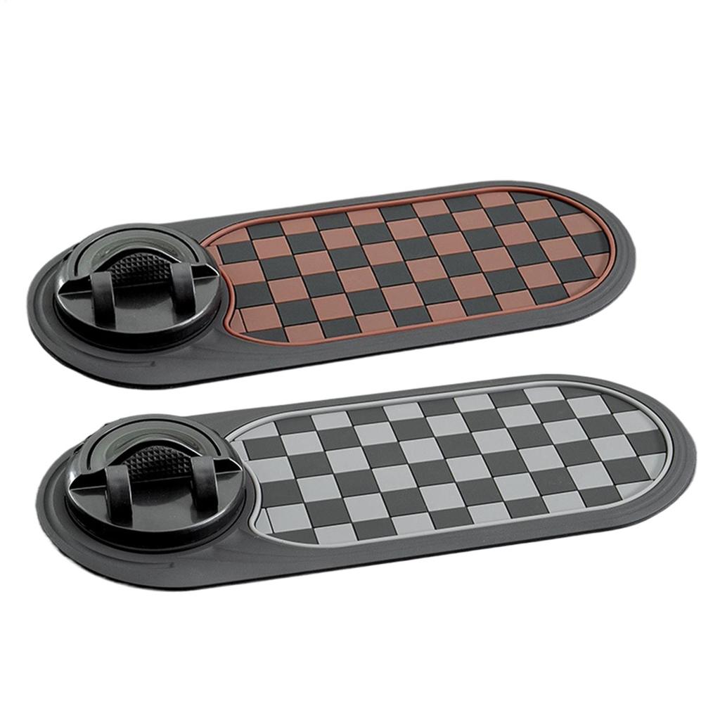 Car Phone Holder Anti-slip Pad Multifunction Car Anti-Slip Mat Phone Stand With Parking Number Organizer For Car Dashboard