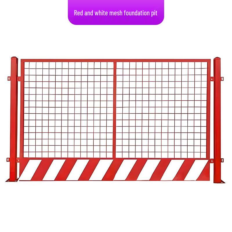 Portable Construction Site Pit Protection and Warning Fence