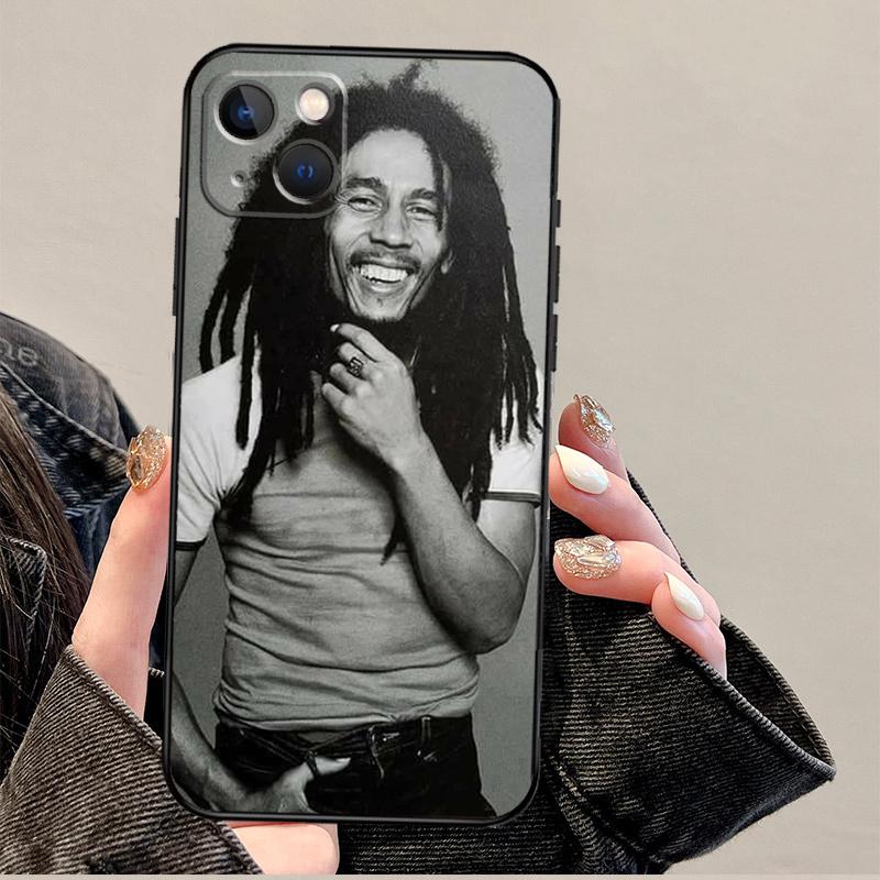

Bob Marley Quotes Rasta Reggae Phone Case For iPhone 17 Pro Max 14 13 12 11 15 16 Pro Max mini 16 Plus 16e 17 Air Cover iPhone 14 Pro