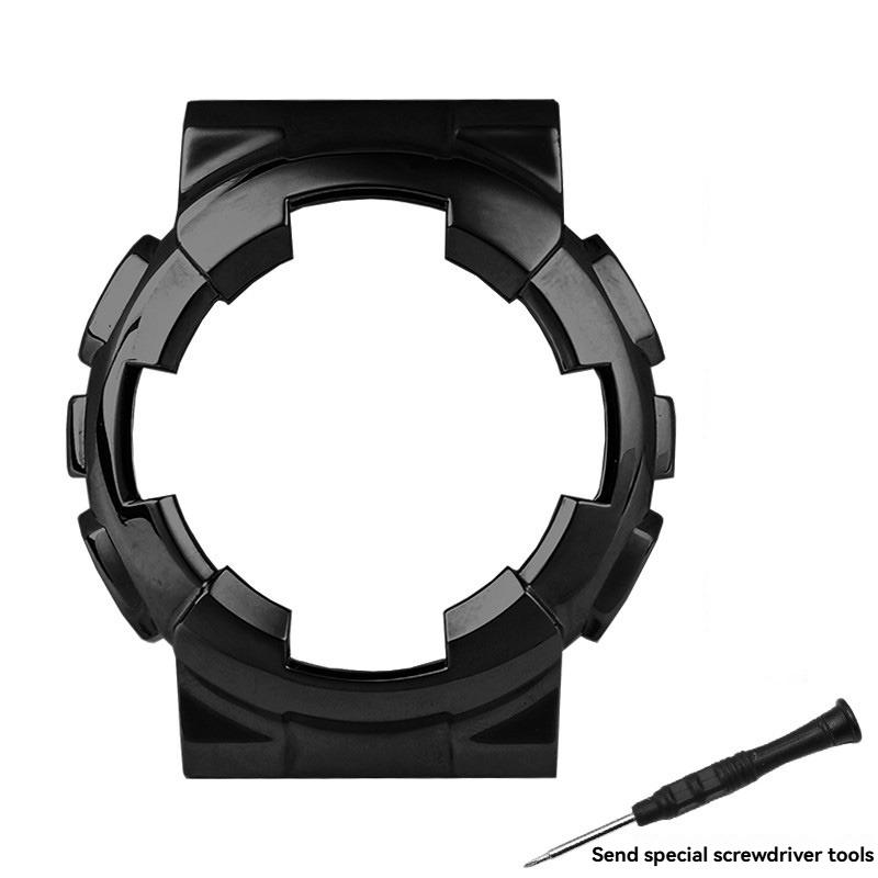 Set modificat de curea și carcasă din oțel inoxidabil Pentru Casio G-SHOCK GA-110 ga100 120 140 Bezel metalic Curea de ceas Kit de modificare braceletă