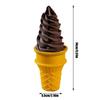 Dessert Decoration Ornaments Toy Props Children'S Simulation Crispy Ice Cream Cone Model