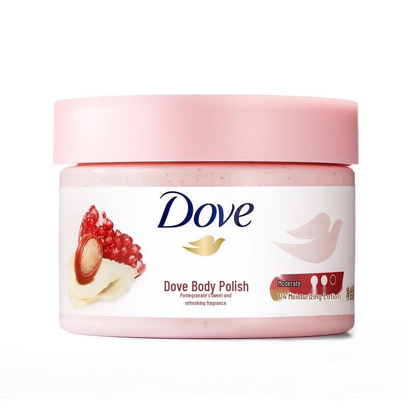 Dove Cherry Blossom Shower Foam & Pomegranate Body Scrub Set