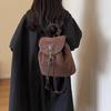 Autumn Suede Backpacks For Women Large Capacity College Student Schoolbags Suitable For Travel Daily Commuting KTB