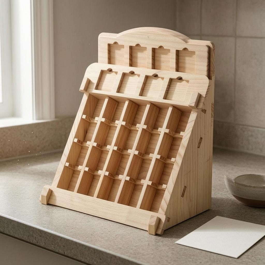 Divided Compartment Rack Sturdy and Stable Home Decor Easy to Clean