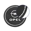 AAAYU1 AAAYQ1 1/2Pcs Car Coaster Diamond Rubber Non-slip Mat Water Cup Slot Pad For Opel Zafira Corsa D Insignia Mokka Regal Car Wheel Hubcap