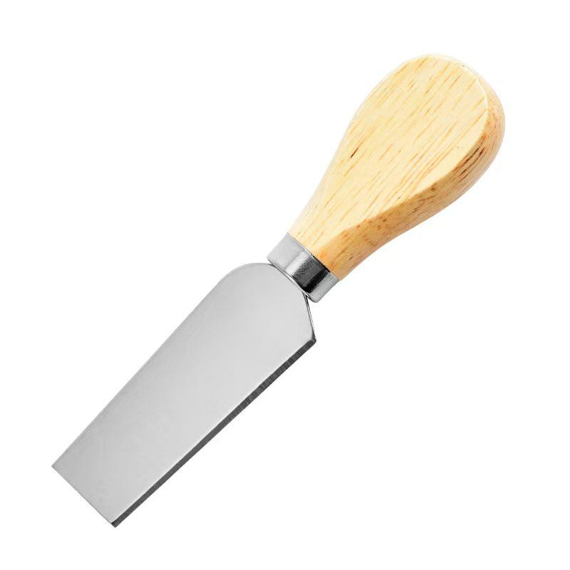 Stainless Steel Cheese Knife Set with Wooden Handle