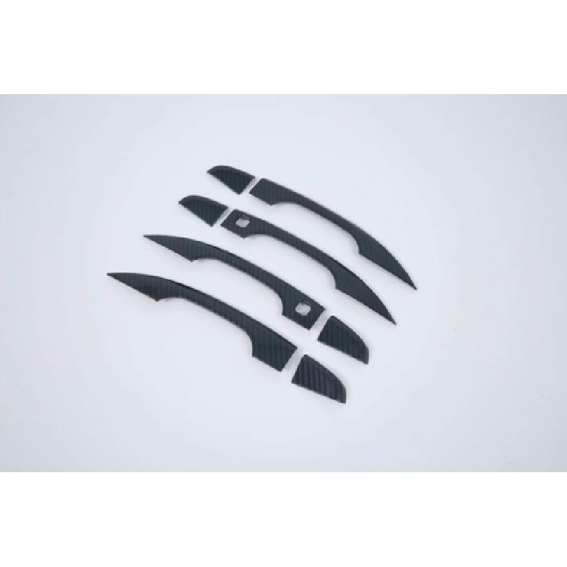 Carbon Fiber Door Handle Cover Trim For 2018- Honda Accord Sedan Smart Holes