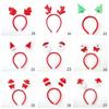 Antlers Hair Accessories Christmas Headbands Christmas Decorations Reindeer Headwear Xmas Hairband