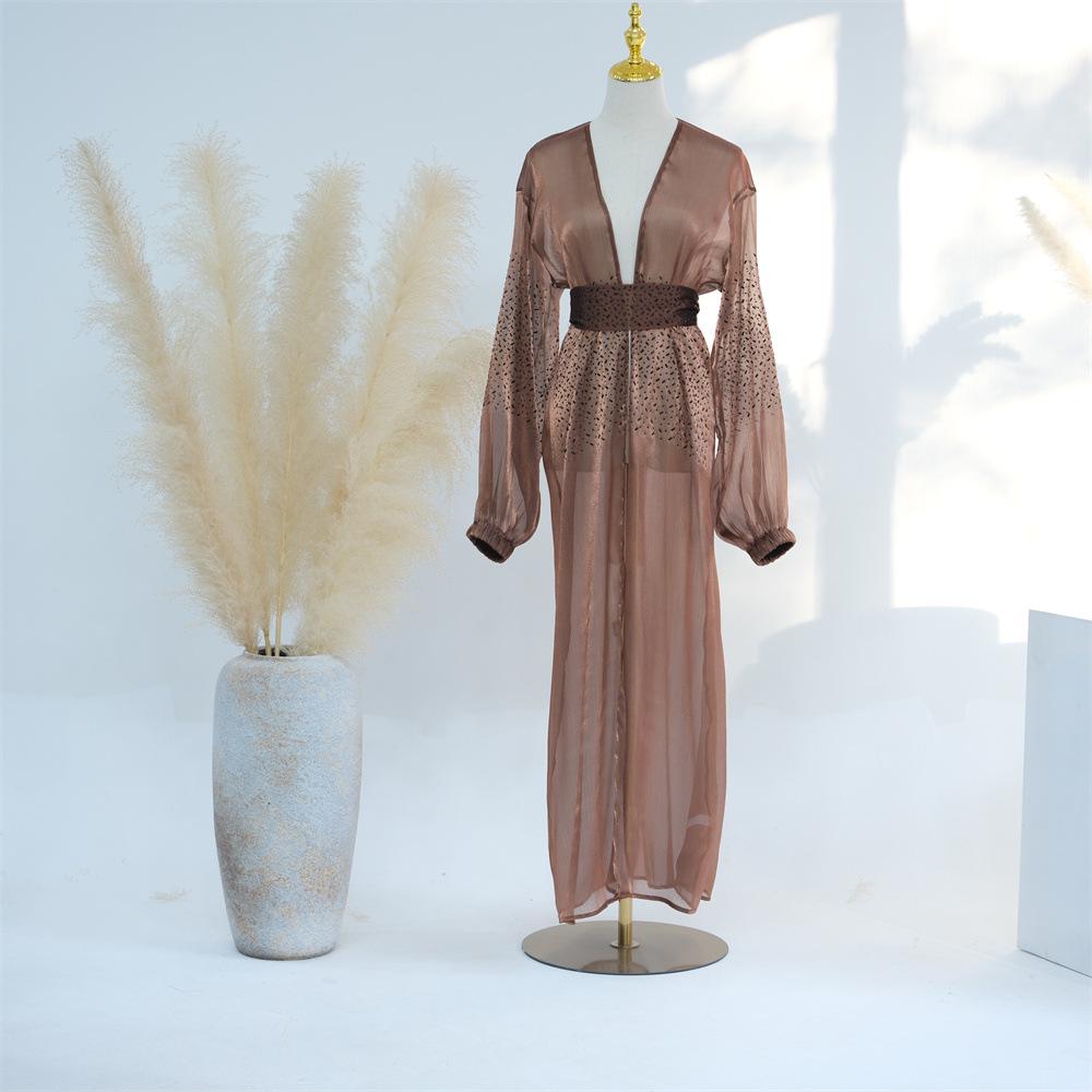 Loriya 2024 Bubble Sleeve Robe Cardigan LR698