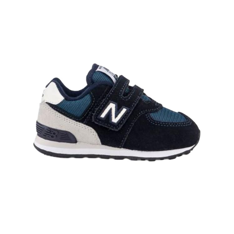 New Balance NB 574 Slip-Resistant Cushioning Wear-Resistant Low-Top Toddler Shoes Black Green Infant And Toddler