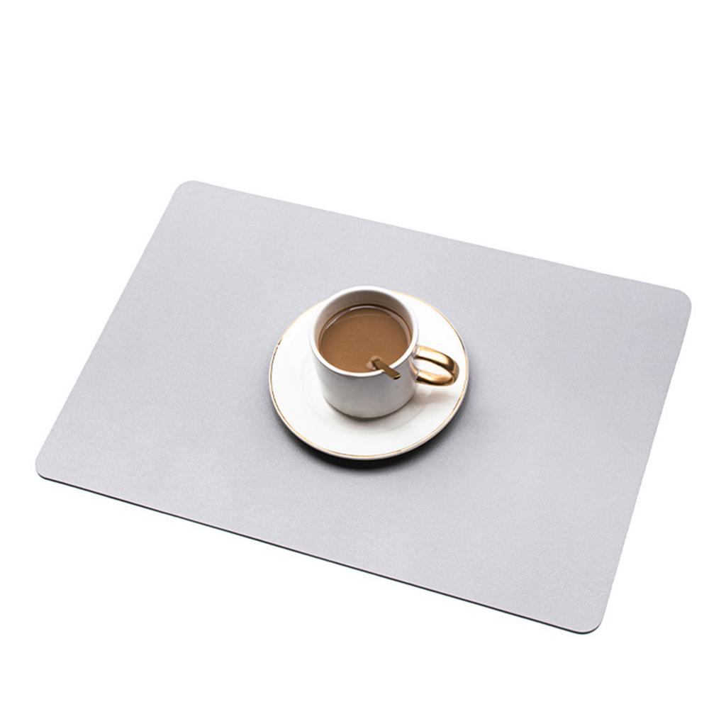 PU Leather Placemat Multipurpose Non-Slip Heat Resistant Table Mat For Home