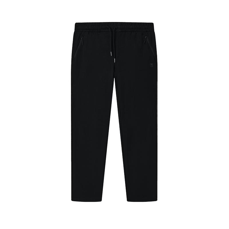 New FILA MILANO Collection Knitted Sweatpants Men's Jet Black F11M525603F-BK