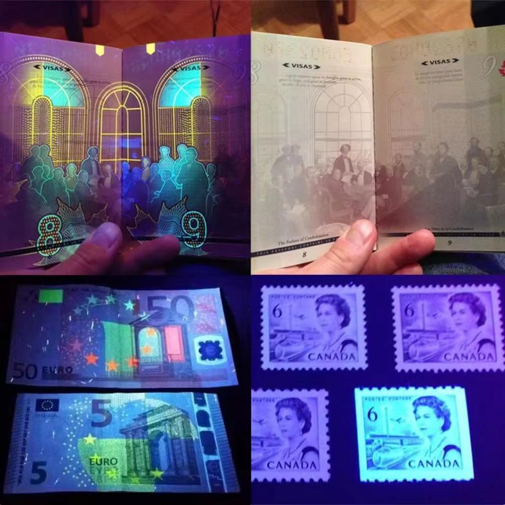 128UV LED Edc Licht Lila Licht Schwarzlichter 395nm Ultraviolett Tragbare Handheld Taschenlampe LED Taschenlampe Detektor für Tierurin