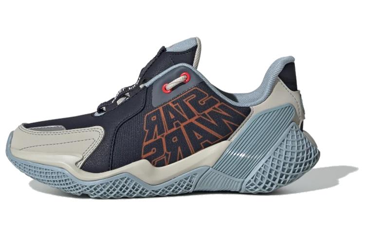 Adidas Star Wars 4uture Runner J Нескользящие Легкие Низкие Детские Беговые Кроссовки Синий Коричневый Подростки EF9483 39⅓