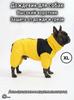 Waterproof dog raincoat, reflective -5XL