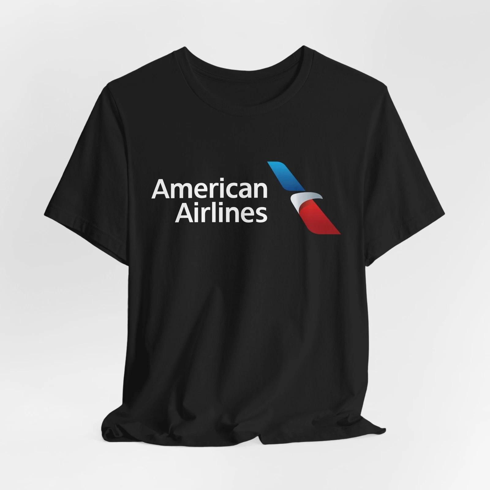 Men s and Women s T-shirts American Airlines Style Logo Graphic XL