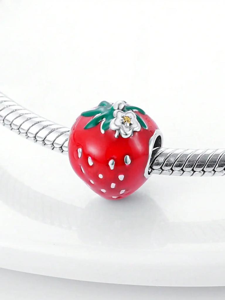 Avocado, Banana, Tomato Beads Charm Copper Plated Fit Charms Copperoriginal Bracelet For Jewelry Making Diy Charm