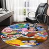 1pc Digimon Carpet, Round Rug, Comfortable, Suitable for Entryways, Living Rooms, Office, And Bedrooms, Christmas Decoration