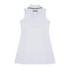 Trimer Sleeveless Dress White