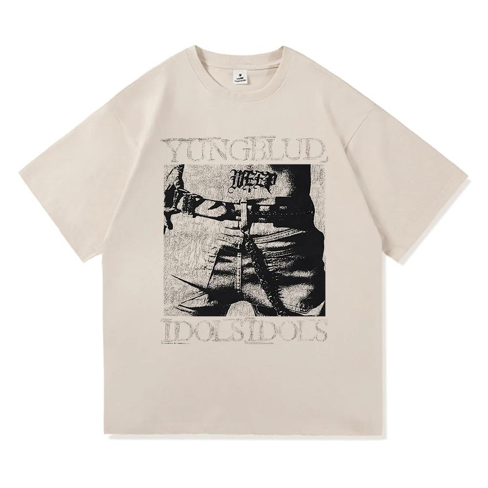 Yungblud Idols World Tour 2026 T Shirt New Fashion MenWomen Hip Hop Aesthetic Wings Tshirt High Quality Cool Cotton Tees Shirts