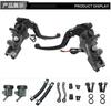 Pair CNC 19 RCS Motorcycle Brake Master Cylinder Cable clutch Radial Brake Pump 22mm Universal For Honda Yamaha Kawasaki Suzuki Right Left side