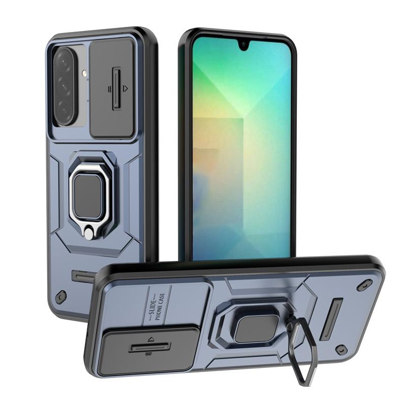 For Samsung A26 Case Cover Samsung Galaxy A26 Capas New Phone Bumper Back Slide Camera Lens Ring Holder Fundas Samsung A26 A 26