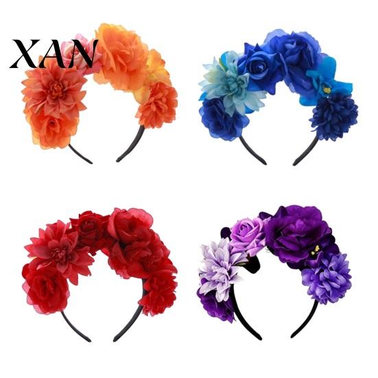 Photogenic Hair Accessory 3D Flowers Hoop, Halloween Party Headband, Simulated Dance Headband Rose for Vacation Accessories Gift Long-lasting Hairband