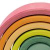 Colorful Wooden Rainbow Stacker Toy for Kids - Montessori Learning Fun