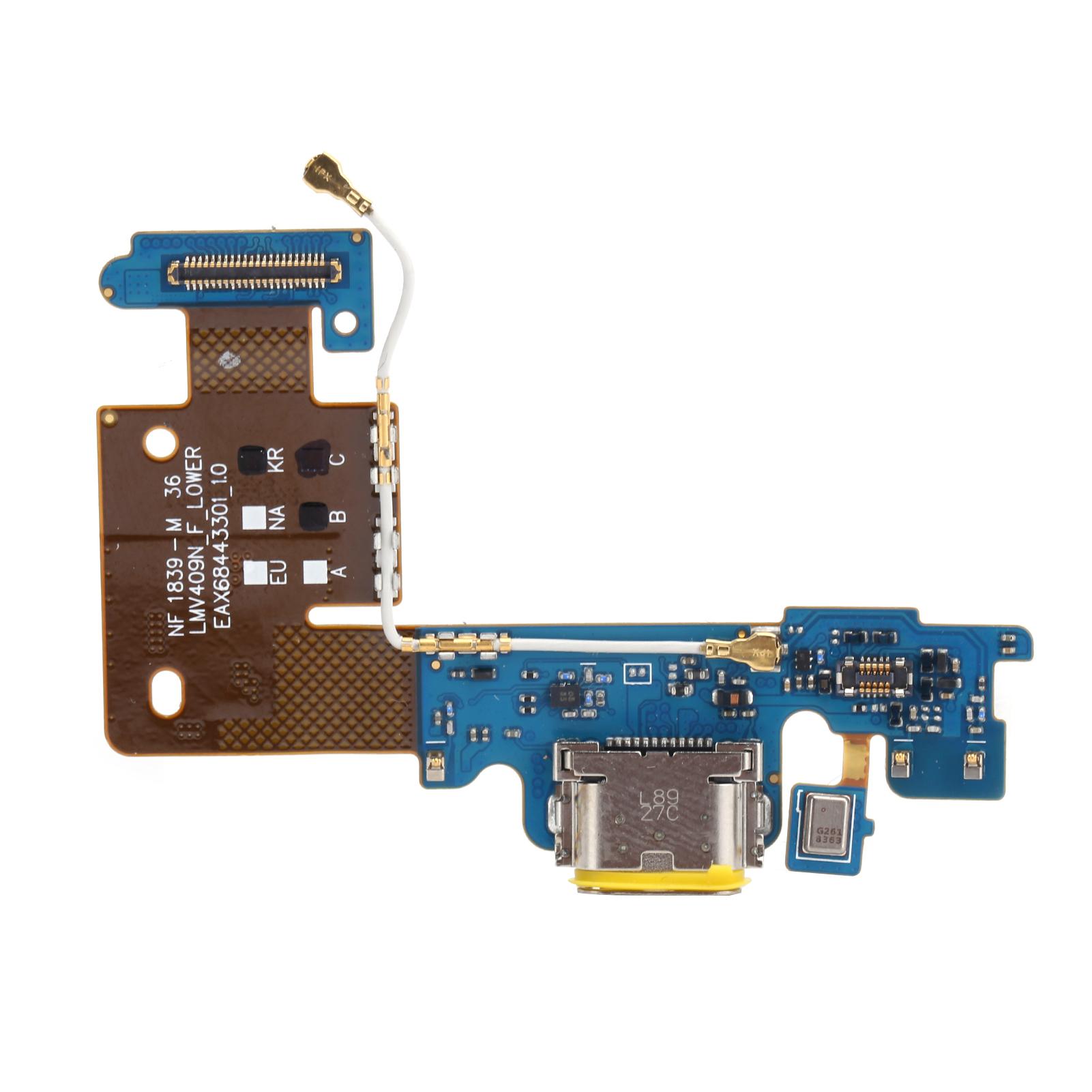 Puerto de Carga USB Conector de Base Cable Flexible para LG V40 ThinQ V400N V405TAB V405UA V409N brown