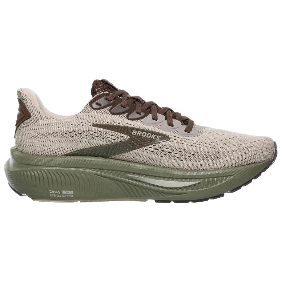 Brooks Ghost 17 Chateau Gray Brown Olive Men Sneakers 110442-1D-297