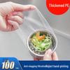 Large Disposable Kitchen Sink Drain Filter Mesh Bags - Anti-Clog Vegetable Washing Strainers