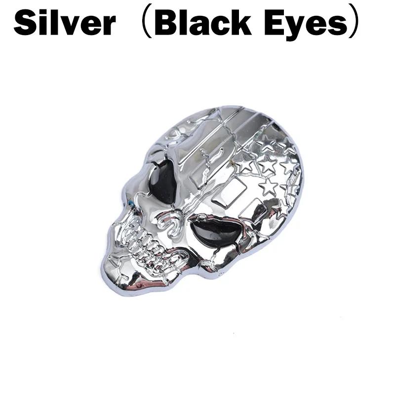1Pcs Fashion 3D Demon Skull Zinc Alloy Metal Car Sticker for Car Motorcycle Logo Skull Emblem Badge Car Styling Stickers