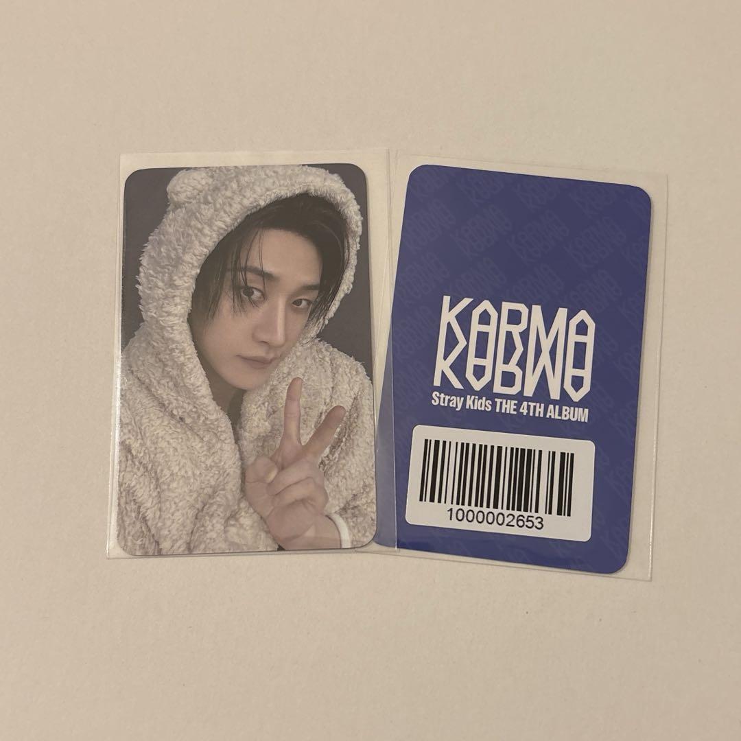 

[USED] straykids KARMA FANS Resurrection trading card Bang Chan