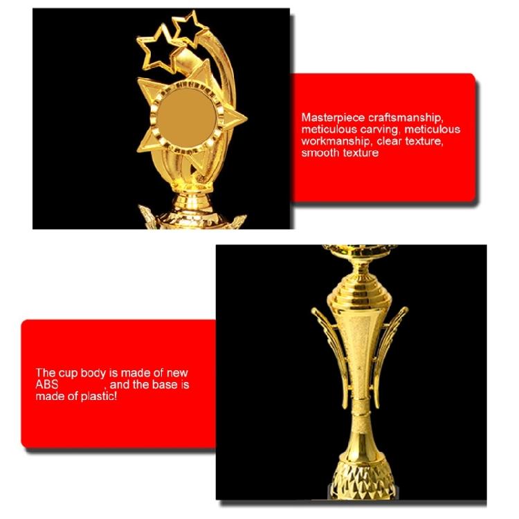 Golden Plastic Winners Award Cup Victory Cups Trophies Award Cup Ideal For School Sports Day And Community Tournaments