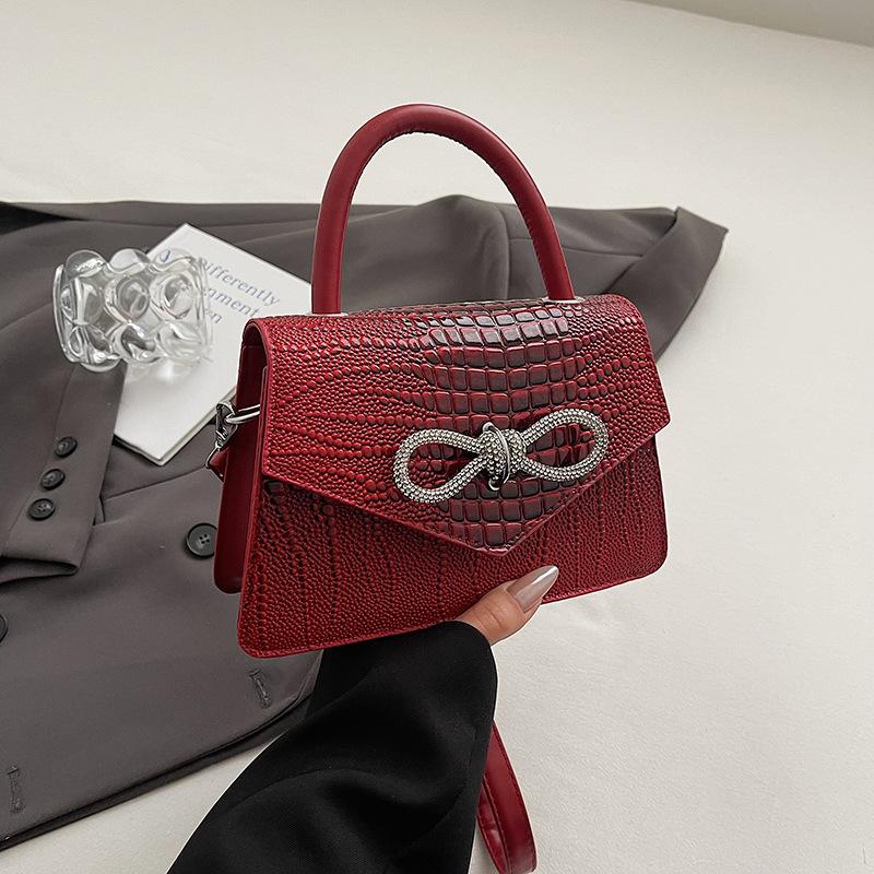 Gentle fashion simple temperament handbag summer new versatile shoulder messenger bag small square bag women