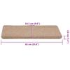 Maty Na Schody Samoprzylepne 30 Szt. Beżowe 65X24,5X3,5 Cm
