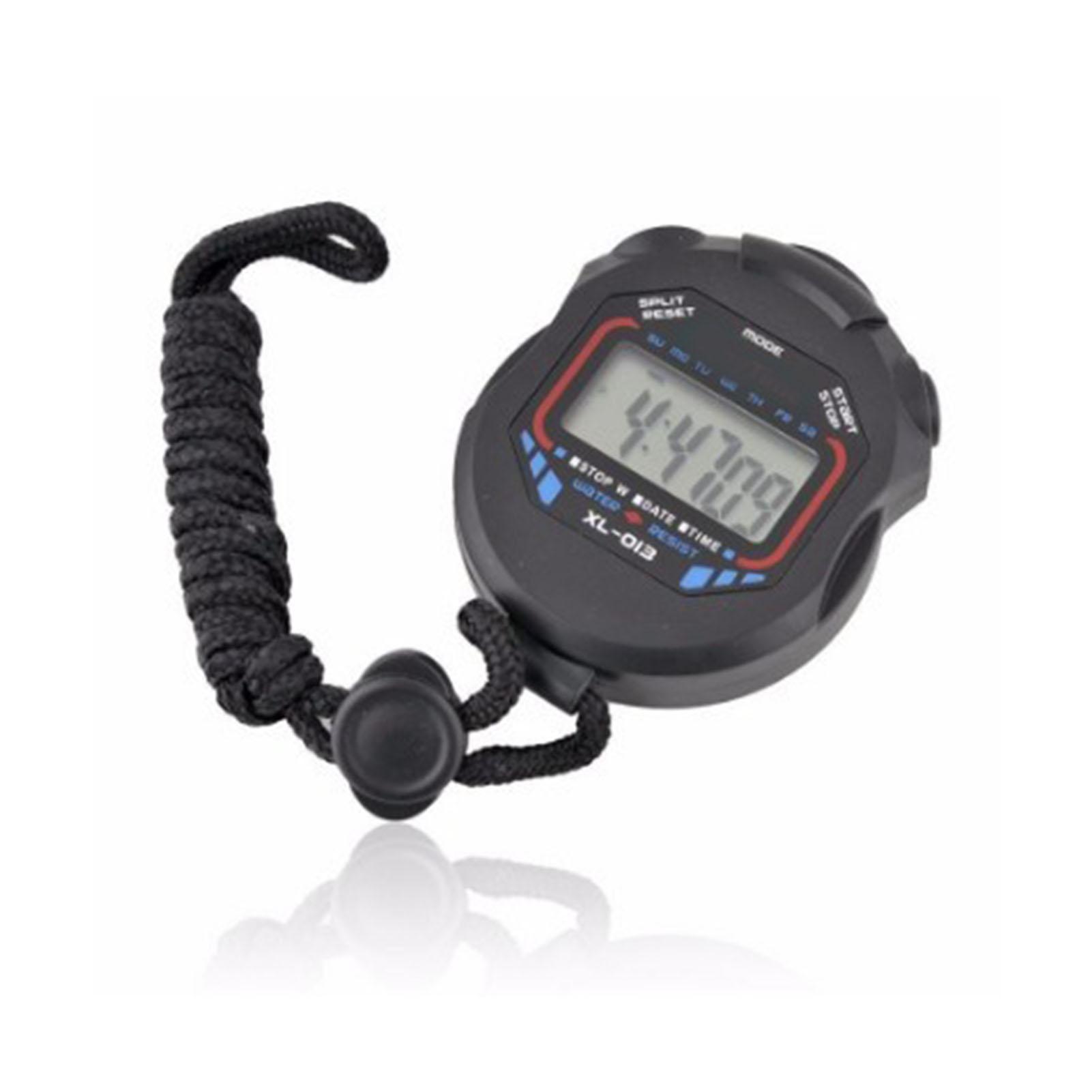 

013 Электронный секундомер Многофункциональный с батарейкой-таблеткой Спортивный секундомер Таймер для бега