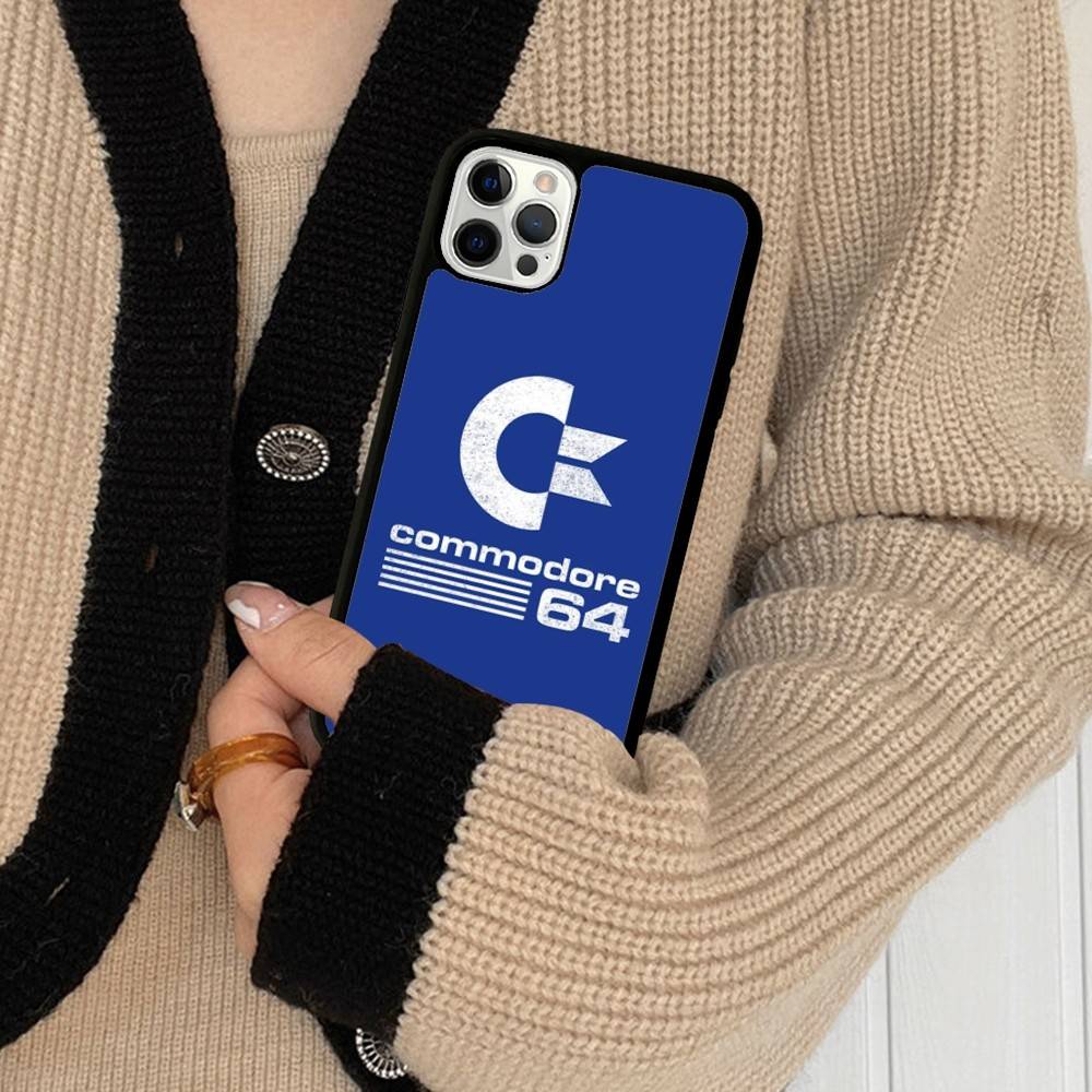 

Retro Commodore 64 Phone Case For IPhone 16 Pro Max 15 14 Plus 14 13 12 11 17 PC+TPU Cases Back Cover iPhone 11