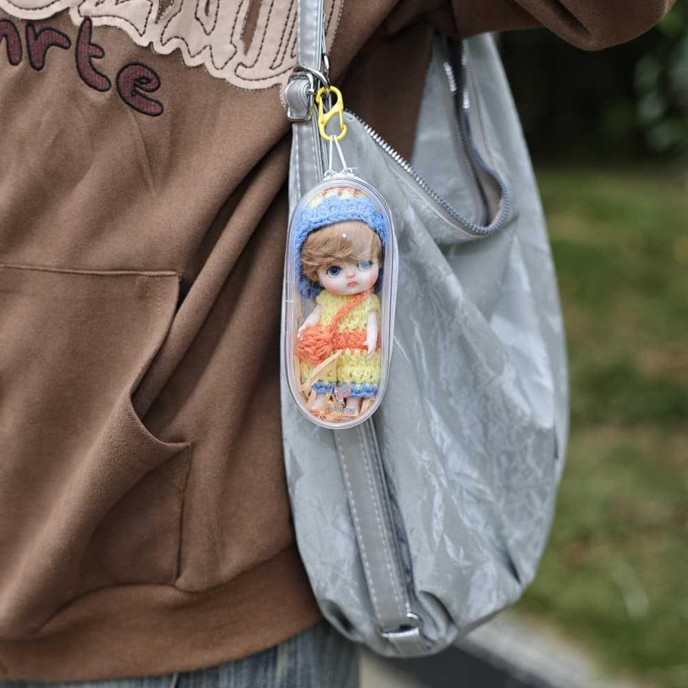 

All-Ceramic Cute Doll Girl Wool Trendy Series Toys Ornaments - High-End Festival Gifts