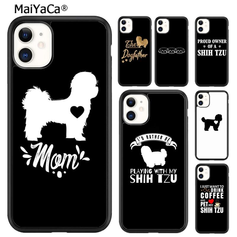 I Love Shih Tzu Puppy Dog Phone Case For iPhone 17 Air 16 Pro Max 15 14 Plus 12 13 Shell Cover Coque