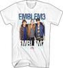 Offizielles Emblem3 Gruppenfoto T-Shirt für Erwachsene - Reggae Pop Band Musik Wesley Drew T