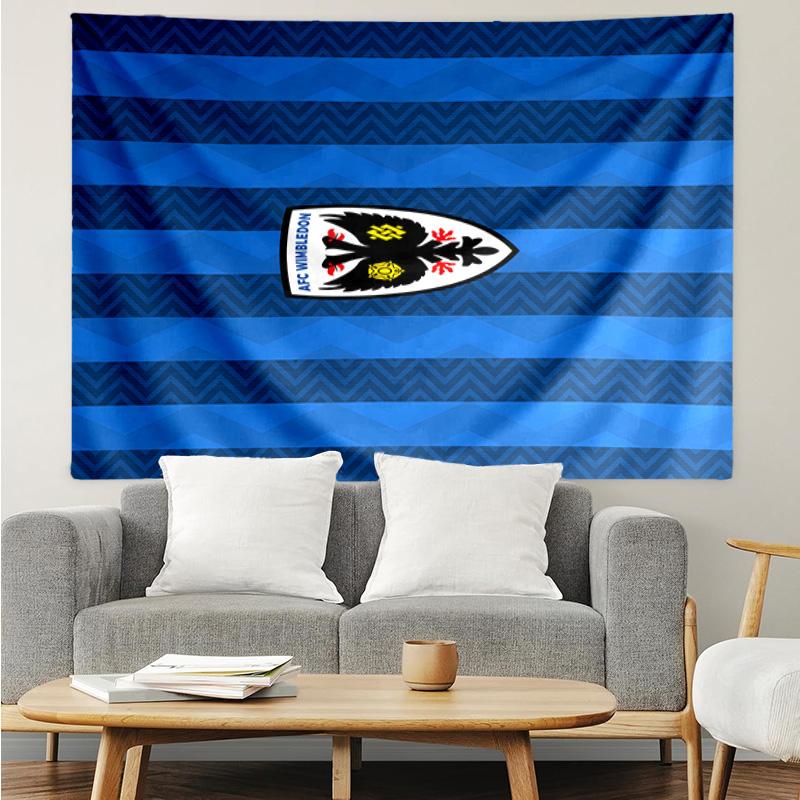 Afc Crest Printed Printed Tapestry, for Bedroom,Livingroom, Dormitory, Large Wall Decor, Fabric Decor Fan Birthday Gifts