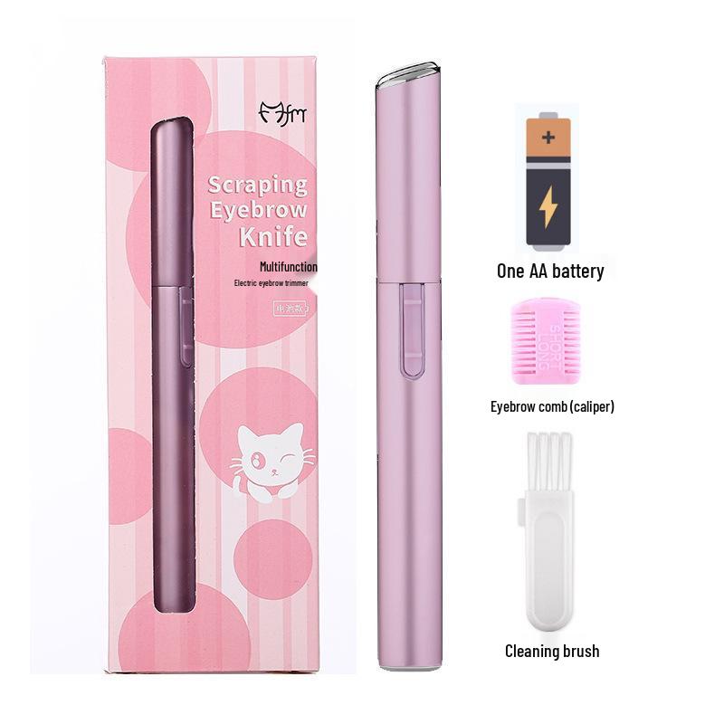 Electric Eyebrow Trimmer - Beginner-Friendly, Anti-Scratch Shaver for Hair Removal and Shaping