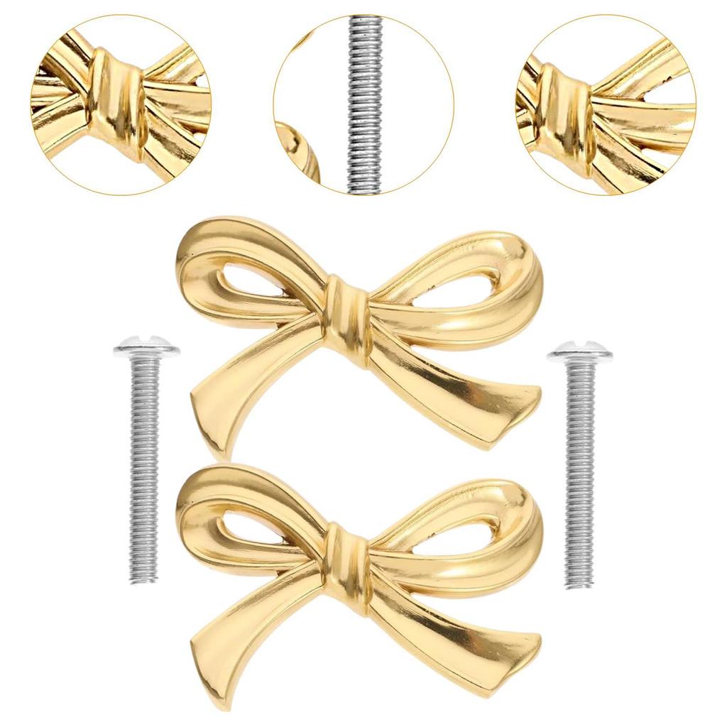 Bow Shape Cabinets Knob Vintage Decorative Handle Hardware Drawer Pull for Locker Living Room Home Decor Cabinet Drawer Dresser