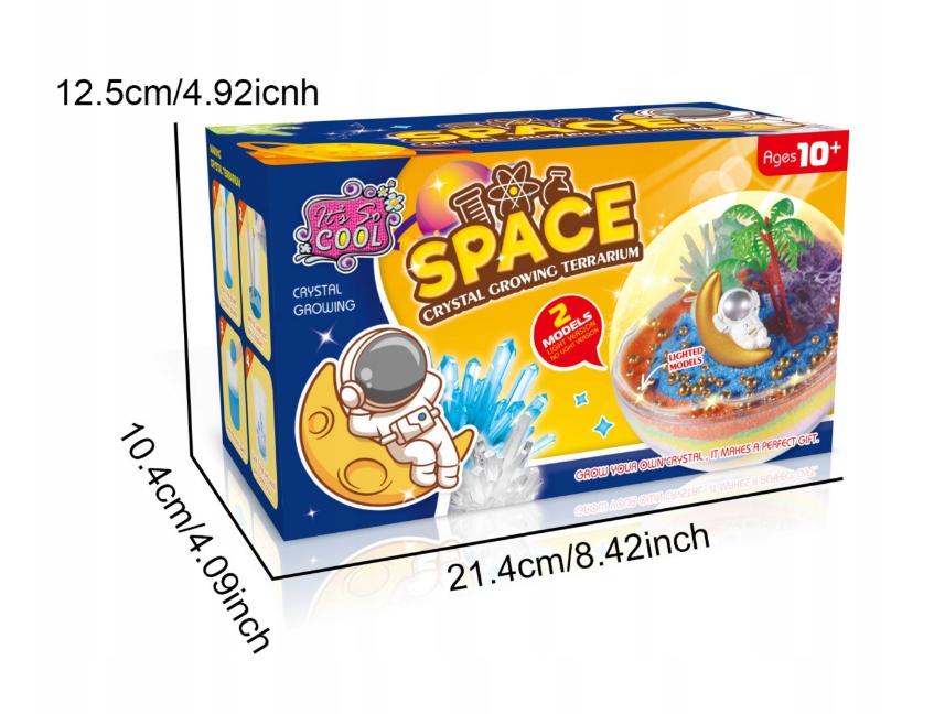 LED Crystal Growing Creative DIY Astronaut Aquarium Educational Kit