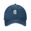 Wolf Noggin  Youthful Style Baseball Cap AntiAging Travel Casual Denim Hat