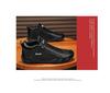 Men's Lightweight Leather Slip-On Sport Shoes, Spring/Autumn, Zipper Design, Fashion Trend